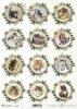 vintage, kotki, koty, wieniec*vintage, cats, cats, wreath*Jahrgang, Katzen, Katzen, Kranz*vintage, gatos, gatitos, corona